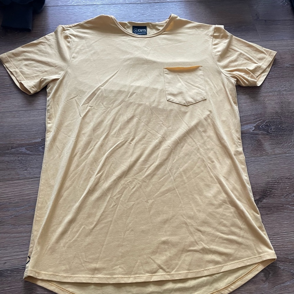 Cuts elongated shirt